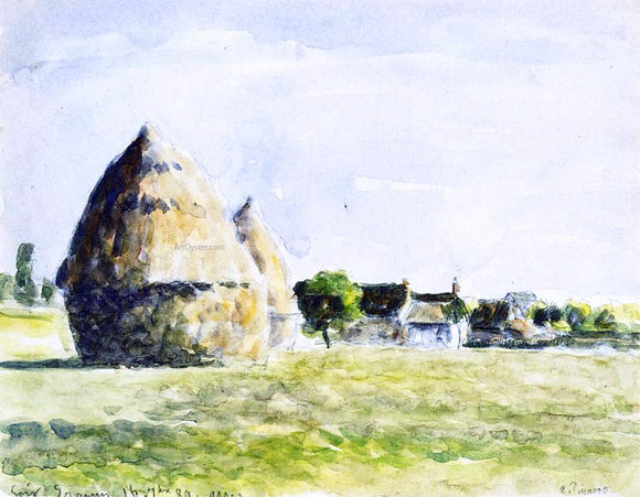  Camille Pissarro Haystacks - Art Print