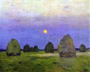  Isaac Ilich Levitan Haystacks. Twilight - Art Print