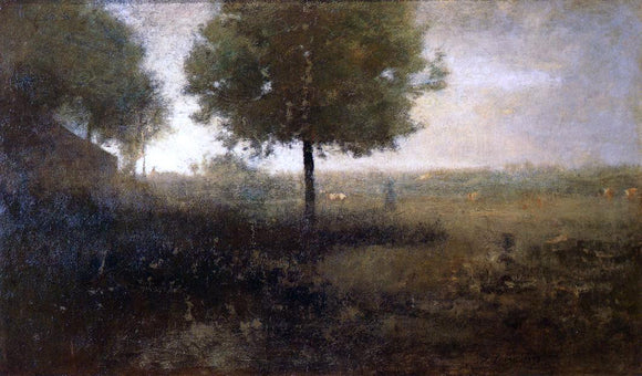  George Inness Hazy Morning, Montclair - Art Print