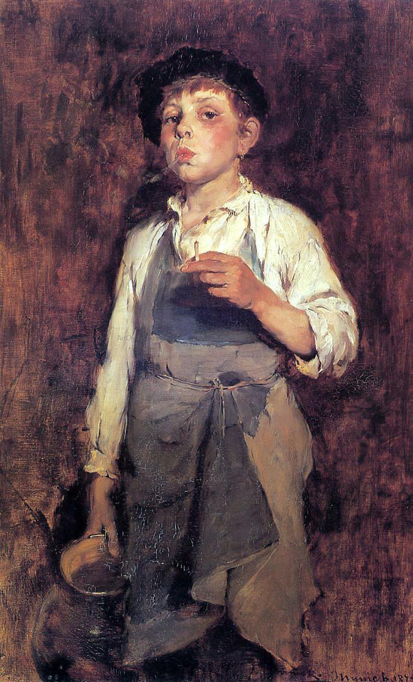  Frank Duveneck He Lives by His Wits - Art Print