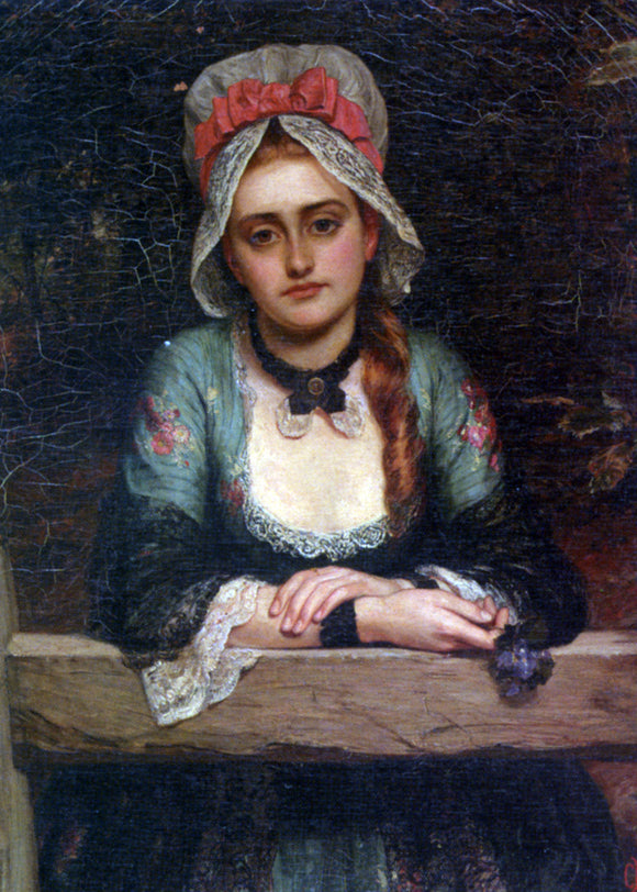  Charles Sillem Lidderdale He Loves Me He Loves Me Not - Art Print