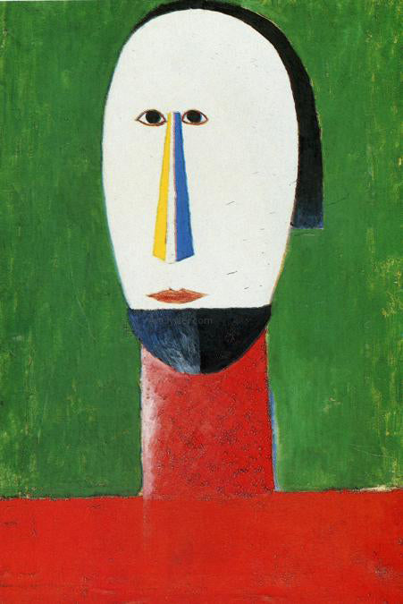  Kazimir Malevich Head - Art Print