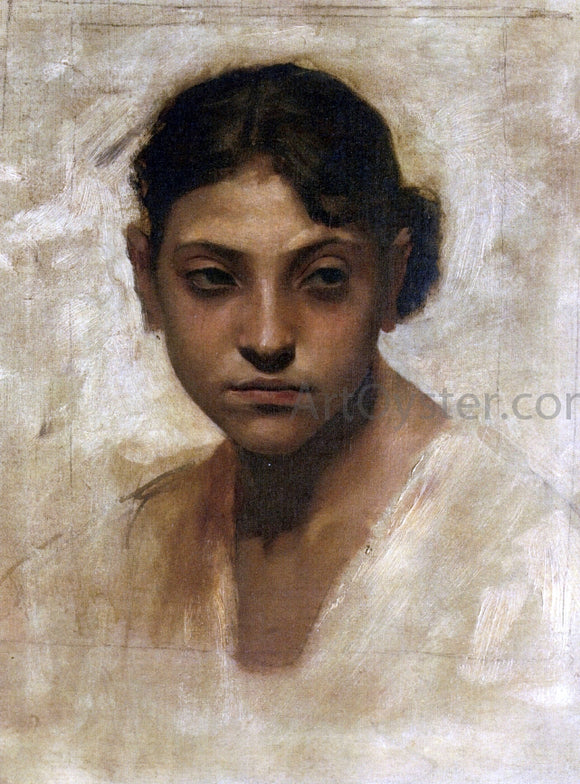  John Singer Sargent Head of a Capri Girl - Art Print