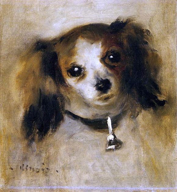  Pierre Auguste Renoir Head of a Dog - Art Print