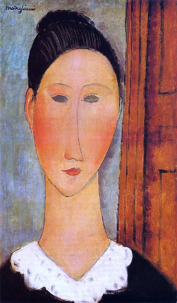  Amedeo Modigliani Head of a Girl - Art Print