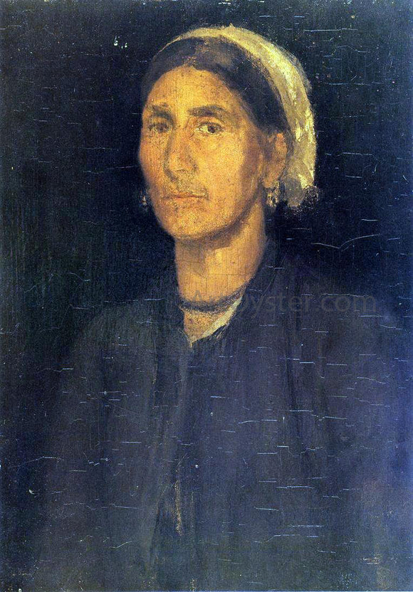  James McNeill Whistler Head of a Peasant Woman - Art Print