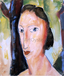  Alfred Henry Maurer Head of a Woman - Art Print