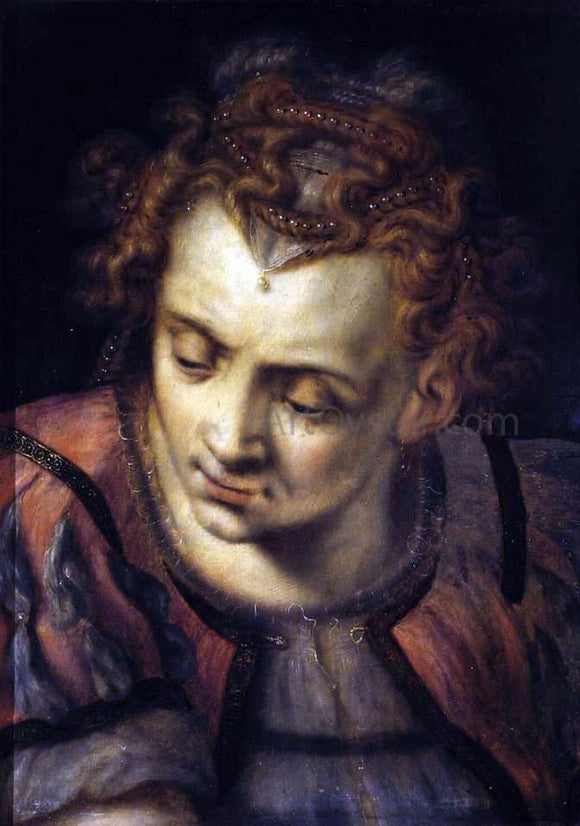  The Elder Frans Floris Head of a Woman - Art Print
