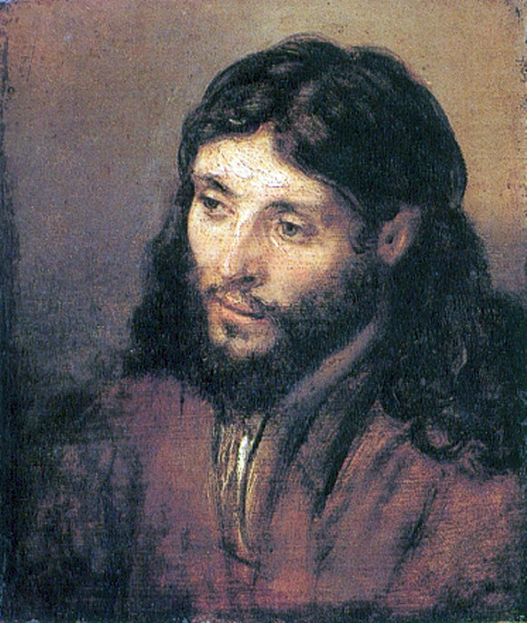  Rembrandt Van Rijn Head of Christ - Art Print