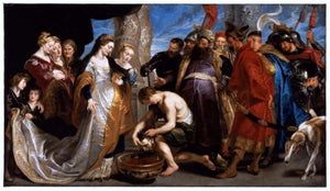  Peter Paul Rubens Head of Cyrus Brought to Queen Tomyris - Art Print