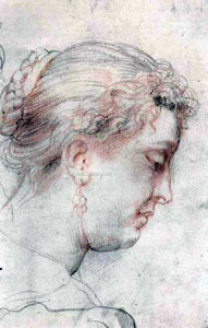  Peter Paul Rubens Head of Woman - Art Print