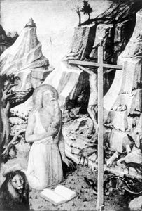 Jacopo Bellini Heiliger Hieronymus in der Waste - Art Print