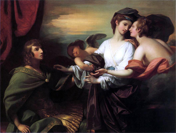  Benjamin West Helen Brought to Paris - Art Print