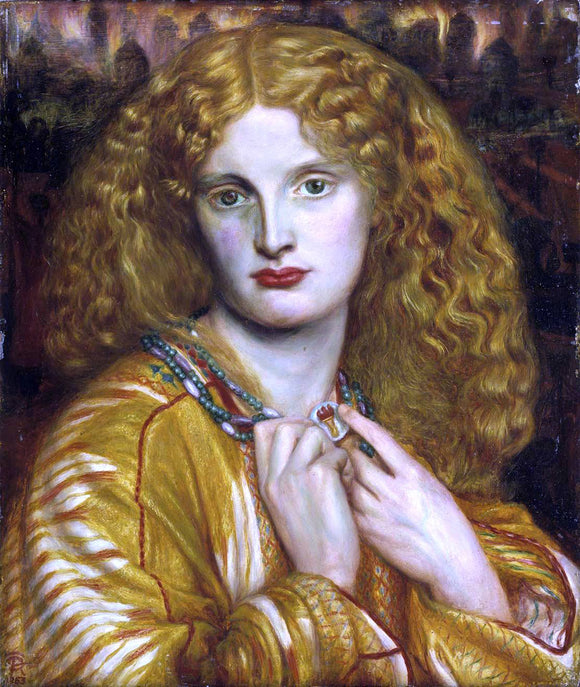  Dante Gabriel Rossetti Helen of Troy - Art Print