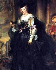  Peter Paul Rubens Helena Fourment with a Carriage - Art Print