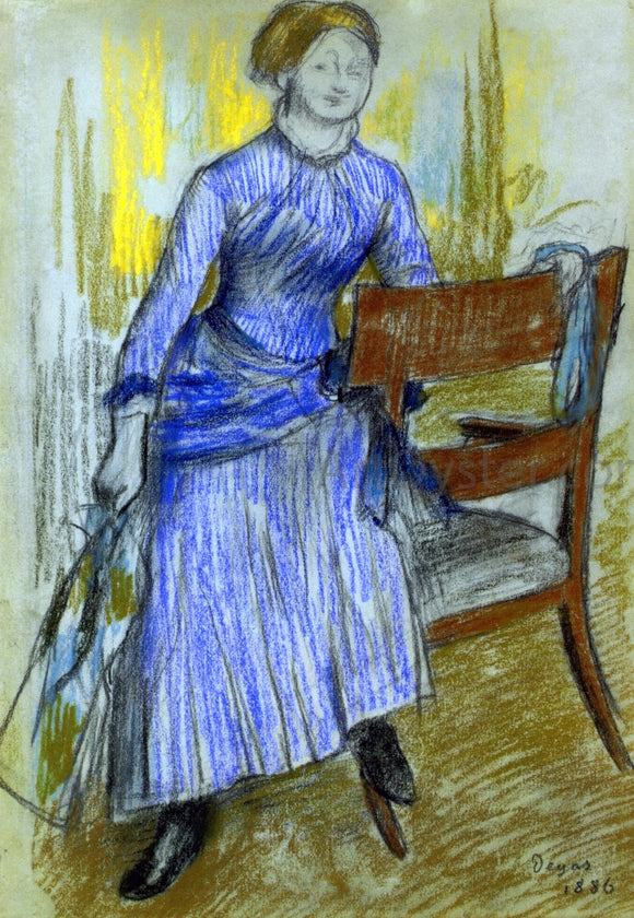  Edgar Degas Helene Rouart (Mme. Marin) - Art Print
