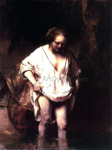  Rembrandt Van Rijn Hendrickje Bathing in a River - Art Print