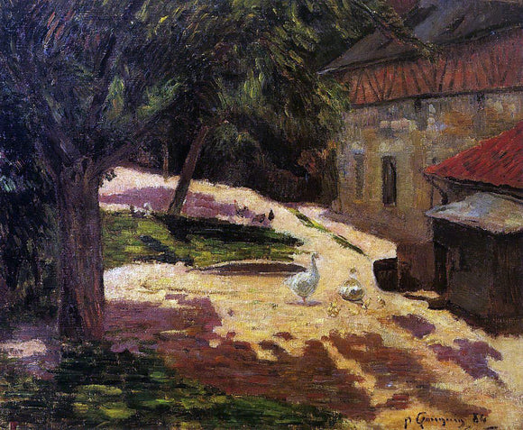  Paul Gauguin Henhouse - Art Print