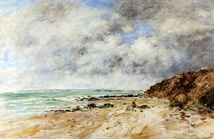  Eugene-Louis Boudin Hennequeville, near Trouville - Art Print