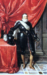  The Younger Frans Pourbus Henry IV, King of France in Armour - Art Print