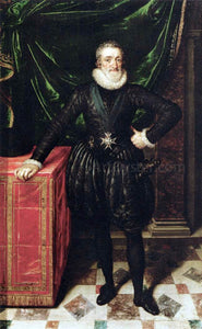  The Younger Frans Pourbus Henry IV, King of France in Black Dress - Art Print