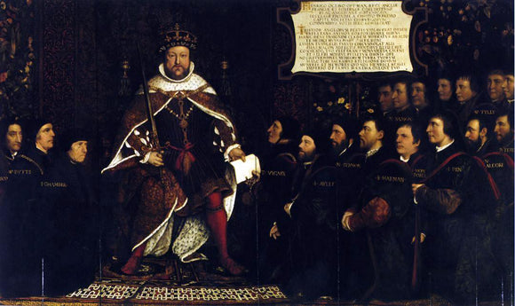  The Younger Hans Holbein Henry VIII and the Barber Surgeons - Art Print