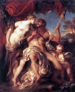  Francois Lemoyne Hercules and Omphale - Art Print