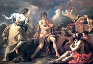  Sebastiano Ricci Hercules on the Crossroads - Art Print