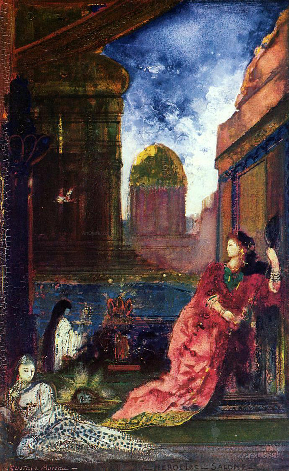  Gustave Moreau Heridias-Salome - Art Print