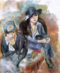  Jules Pascin Hermine David and Friend - Art Print