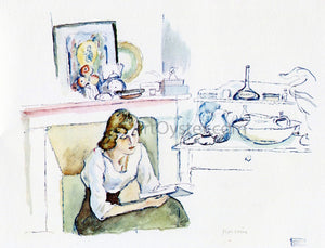  Jules Pascin Hermine David Indoors - Art Print