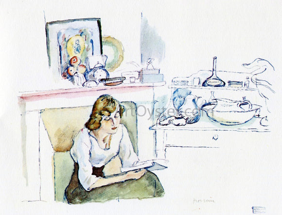  Jules Pascin Hermine David Indoors - Art Print