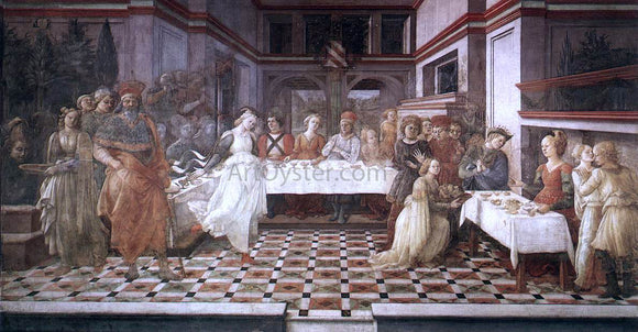  Fra Filippo Lippi Herod's Banquet - Art Print