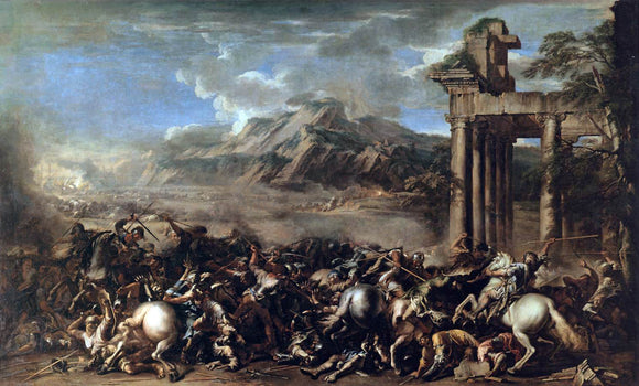  Salvator Rosa Heroic Battle - Art Print