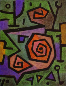  Paul Klee Heroic Roses - Art Print