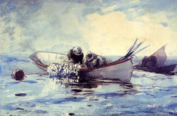  Winslow Homer Herring Fishing - Art Print