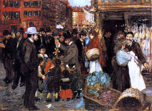  George Luks Hester Street - Art Print