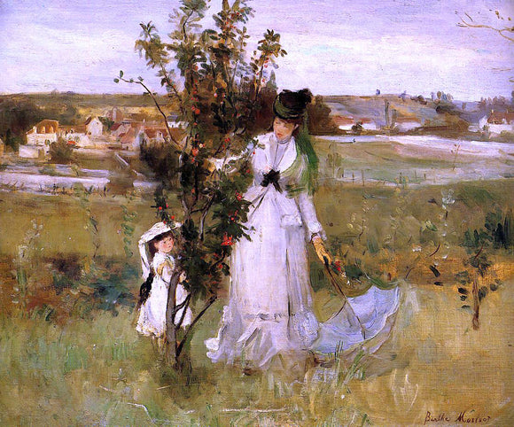  Berthe Morisot Hide and Seek - Art Print