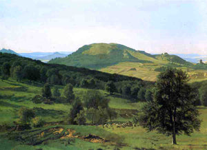  Albert Bierstadt Hill and Dale - Art Print