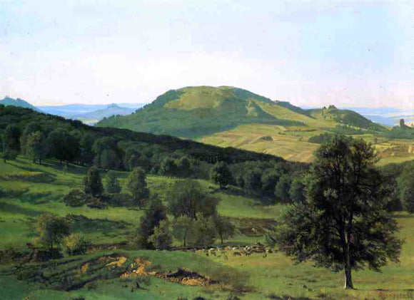  Albert Bierstadt Hill and Dale - Art Print