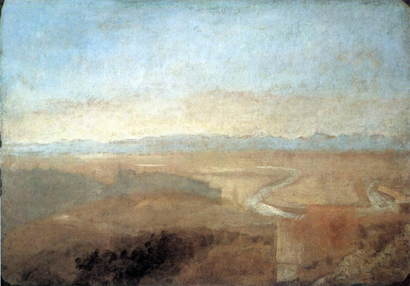  Joseph William Turner Hill Town on the Edge of the Campagna - Art Print