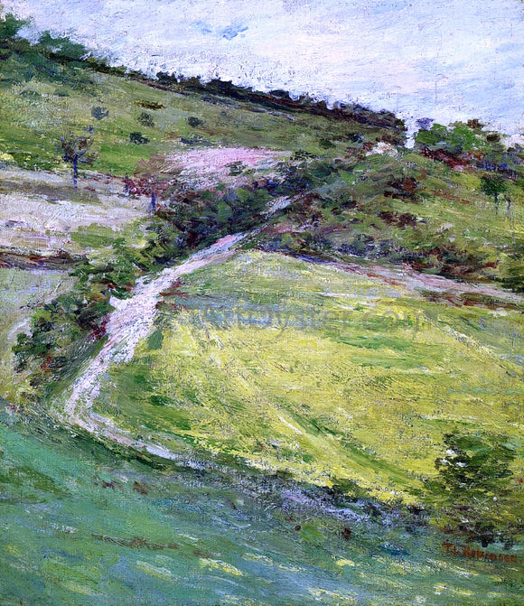  Theodore Robinson Hillside in Giverny, France - Art Print