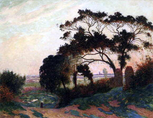  Ferdinand Du Puigaudeau Hilly Landscape at Guerande - Art Print