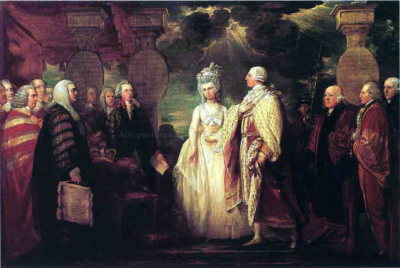  Benjamin West His Majesty George III Resuming Power - Art Print
