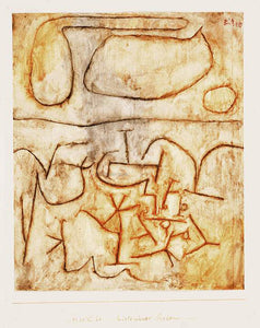  Paul Klee Historic Ground - Art Print