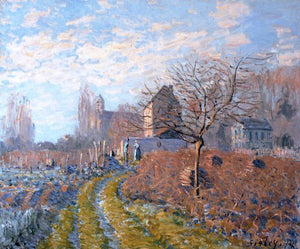  Alfred Sisley Hoar Frost -St. Martin's Summer (Indian Summer) - Art Print