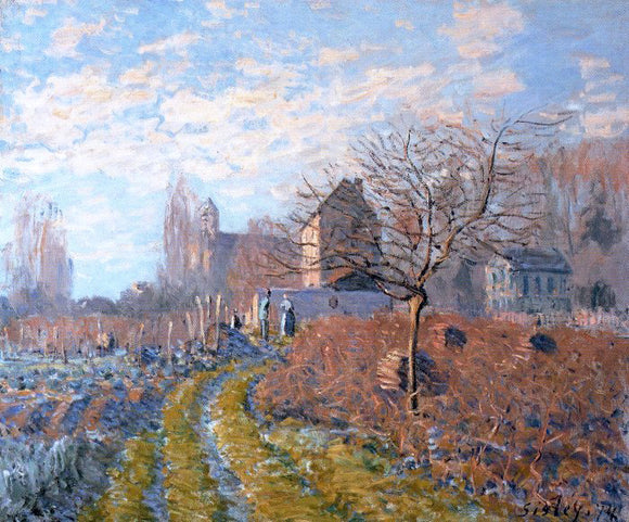  Alfred Sisley Hoar Frost -St. Martin's Summer (Indian Summer) - Art Print