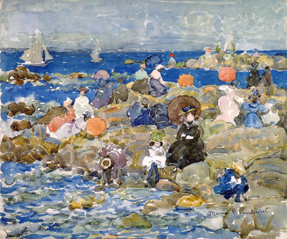  Maurice Prendergast A Holiday, Nahant - Art Print