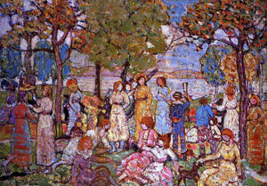  Maurice Prendergast Holidays - Art Print