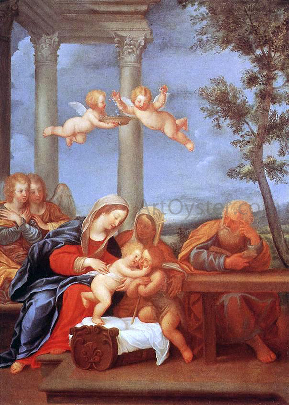  Francesco Albani Holy Family - Art Print